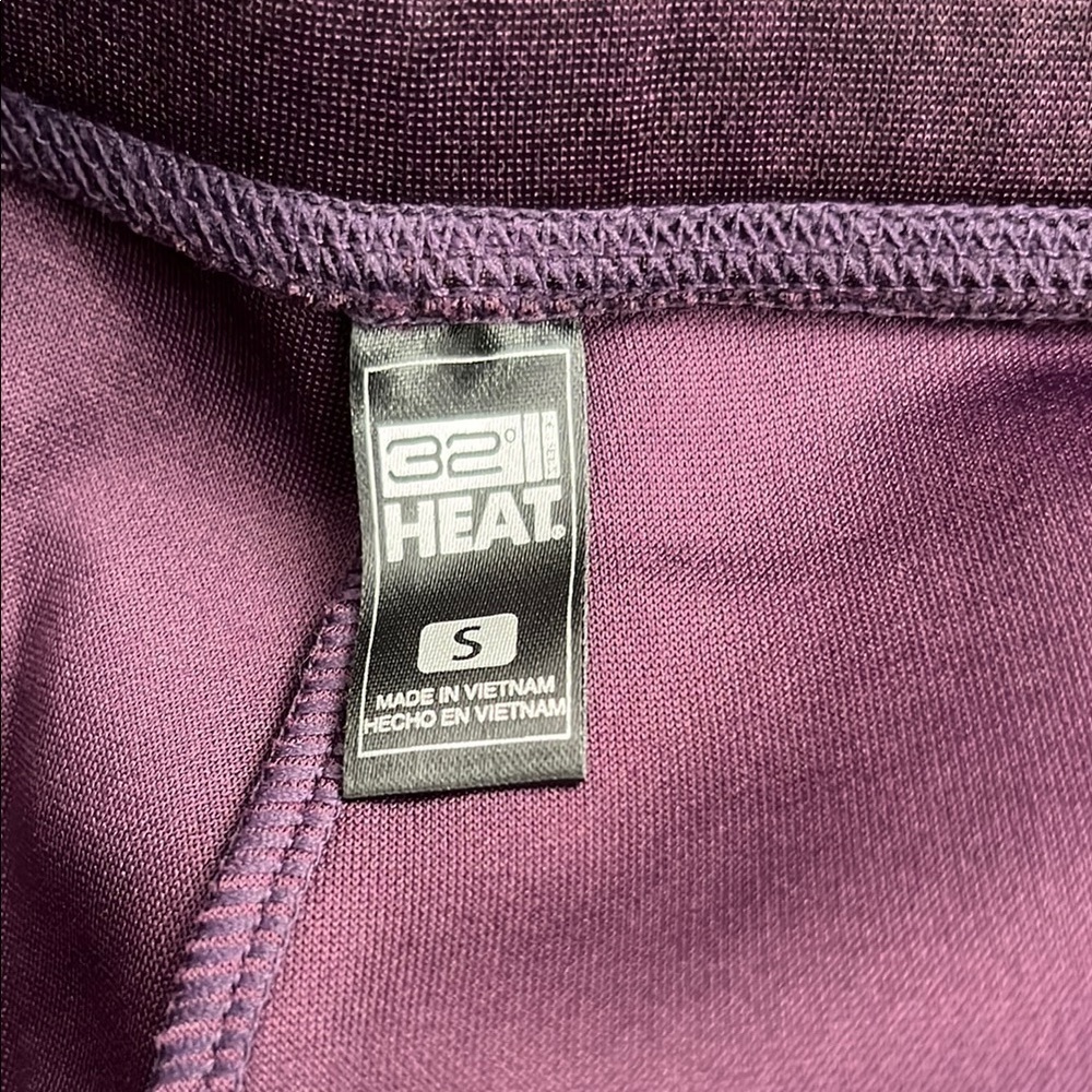 32 Degrees Purple Track Pants with Elastic Waistband - Picture 9 of 9